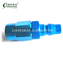 Asia Market Blue good seal propery female Alumimnm Japan connector